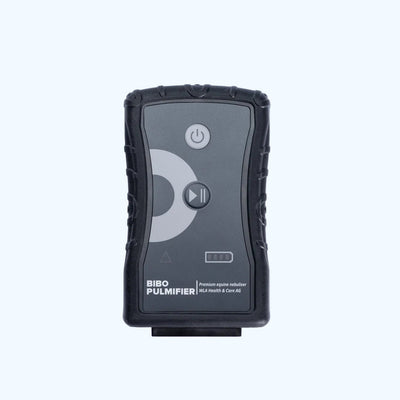 BIBO Pulmifier® Controller in Schwarz mit Bedientasten