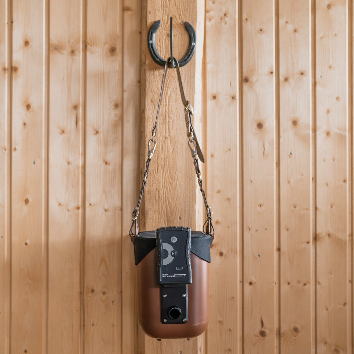 BIBO Pulmifier® mit PE PureFit Maske im Stall